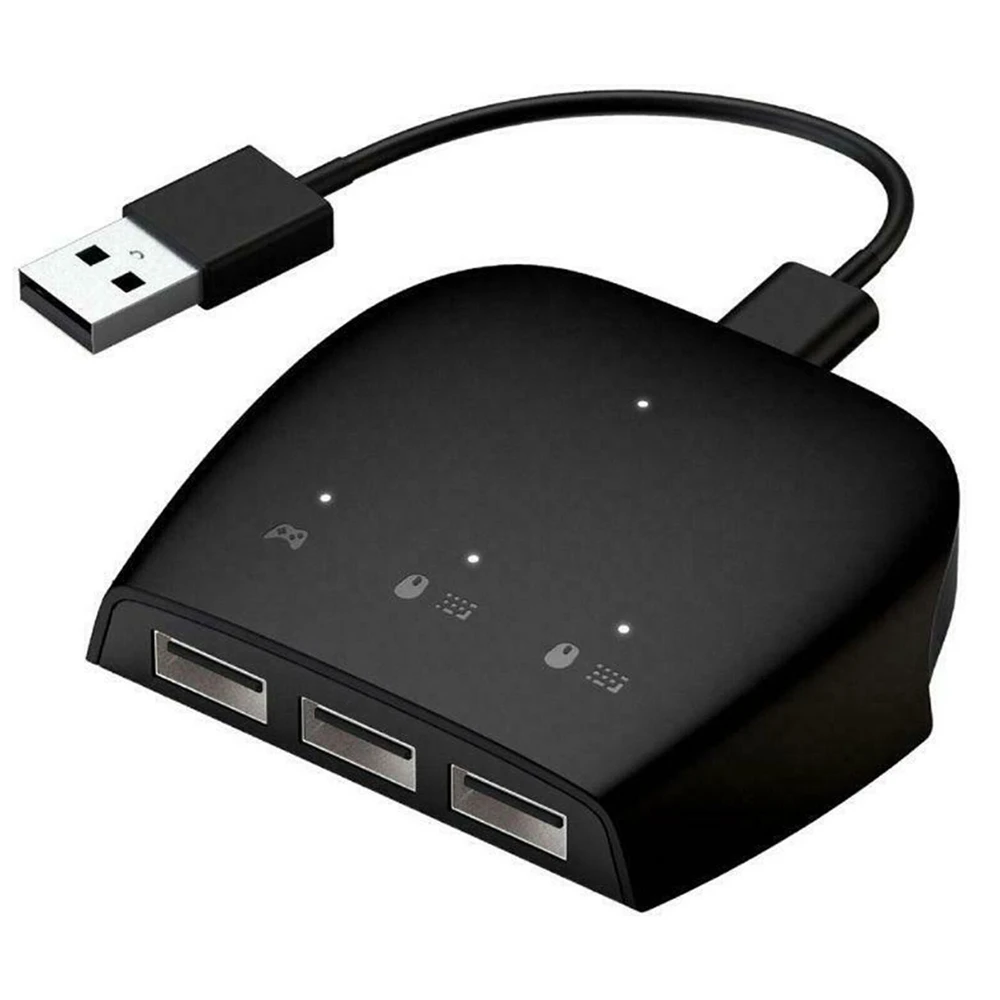 Gamepad Converter For Switch Playstation 3 4 PS3 PS4 Xbox One 360 Handle Wired Controller Keyboard Mouse Adapter USB C Game | Электроника