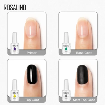 ROSALIND Set Top Matt Base of nails Gel Polish Set All For Manicure Kit Hybrid Varnishes Semi Permanent UV Lamp 4PCS/SET 15ml
ROSALIND Set Top Matt Base of nails Gel Polish Set All For Manicure Kit Hybrid Varnishes Semi Permanent UV Lamp 4PCS/SET 15ml