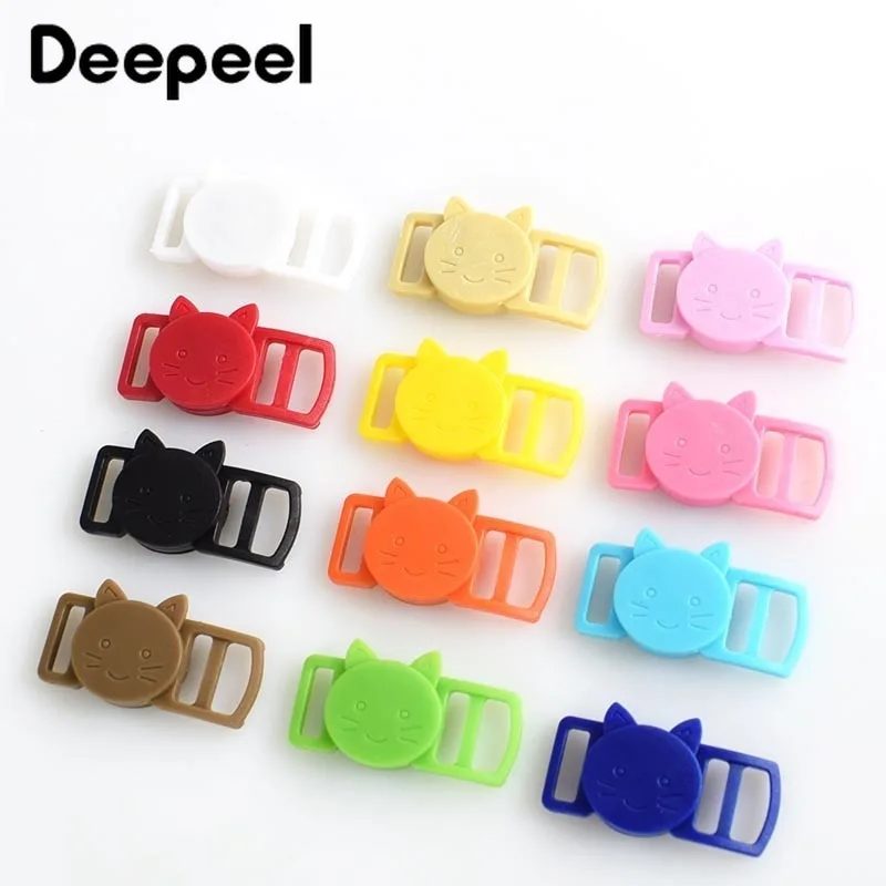 50/100/200pcs Deepeel 10mm Plastic Release Buckles Cat-Head Safty Backpack Webbing for Cat Collar Paracord DIY Bag Accessories
50/100/200pcs Deepeel 10mm Plastic Release Buckles Cat-Head Safty Backpack Webbing for Cat Collar Paracord DIY Bag Accessories