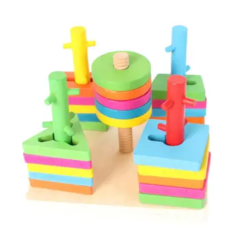 Kuulee Blocks Five-column Set Blocks Infant Educational Puzzle Wooden Toy 3-6 years old color box
Kuulee Blocks Five-column Set Blocks Infant Educational Puzzle Wooden Toy 3-6 years old color box
