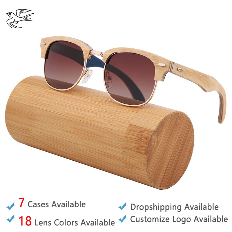 Branded Wood Sunglasses Women Polarized UV Protection Retro Women Sunglasses Gradient Brown Polaroid Sun Glasses Shades GB130
Branded Wood Sunglasses Women Polarized UV Protection Retro Women Sunglasses Gradient Brown Polaroid Sun Glasses Shades GB130