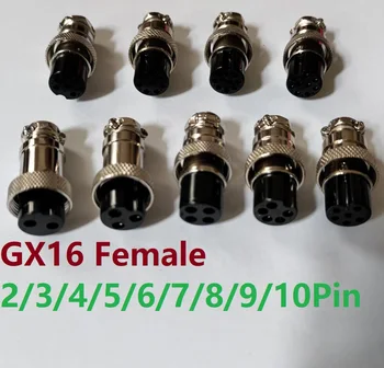100PCS Gx16 Aviation Connector Female Part 2Pin 3Pin 4Pin 5Pin 6Pin 7Pin 8Pin 9Pin 10Pin Circular Socket
100PCS Gx16 Aviation Connector Female Part 2Pin 3Pin 4Pin 5Pin 6Pin 7Pin 8Pin 9Pin 10Pin Circular Socket