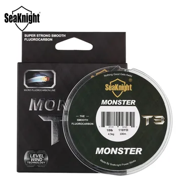 SeaKnight T3 Fishing Line 100M Smooth Monofilament Leader Line 100% Triple Fluorocarbon Fishing Line 3-18LB
SeaKnight T3 Fishing Line 100M Smooth Monofilament Leader Line 100% Triple Fluorocarbon Fishing Line 3-18LB