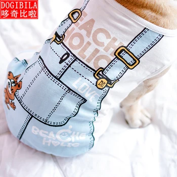 Pets Clothes & Accessories Method Bucket Spring And Summer Thin Section Ventilation Straps Pattern Pure Cotton Pug Dog Clothes
Pets Clothes & Accessories Method Bucket Spring And Summer Thin Section Ventilation Straps Pattern Pure Cotton Pug Dog Clothes