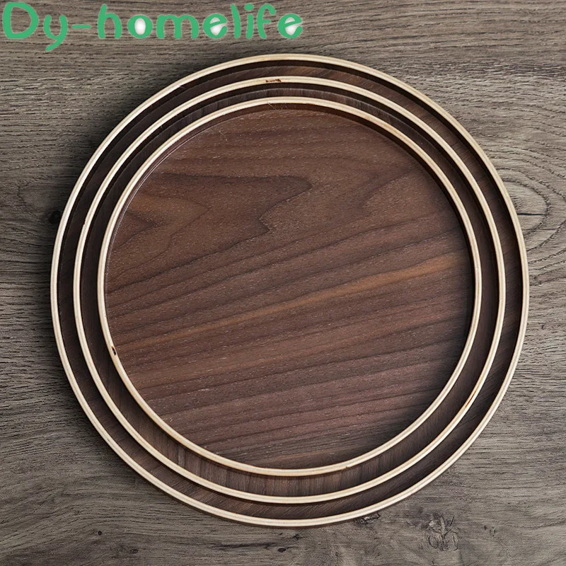 Solid Wood Pallet Walnut Color Round 21-37cm Multifunction Cake Food Plate Tea Tray Hotel Serving Home Kitchen Storage Supplie
Solid Wood Pallet Walnut Color Round 21-37cm Multifunction Cake Food Plate Tea Tray Hotel Serving Home Kitchen Storage Supplie