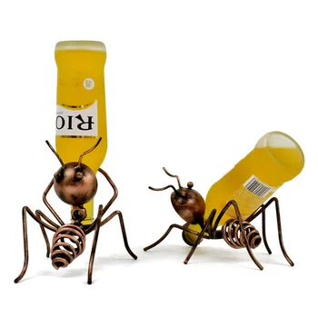 Bar Wine Cabinet Display Stand Metal Spider Little Ant Red Wine Whiskey Racks Holder Crafts Ornaments Desktop Cabinet Decoration
Bar Wine Cabinet Display Stand Metal Spider Little Ant Red Wine Whiskey Racks Holder Crafts Ornaments Desktop Cabinet Decoration