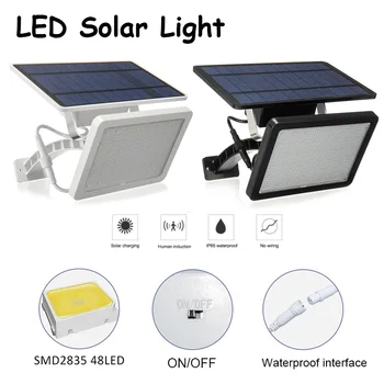 Solar Sensor Outdoor Lamp 48LED Street Light Waterproof PIR Motion Sensor Wall Light Energy Saving Street Garden Yard Lights
Solar Sensor Outdoor Lamp 48LED Street Light Waterproof PIR Motion Sensor Wall Light Energy Saving Street Garden Yard Lights