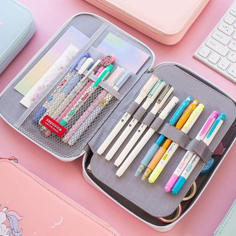 Large-capacity canvas pencil case for girls, simple and multifunctional student school stationery, Mini tablet bag
Large-capacity canvas pencil case for girls, simple and multifunctional student school stationery, Mini tablet bag