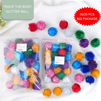 20/50pcs/pack Cute Funny Cat Toys Stretch Plush Ball Cat Interactive Sound Paper Self-healing Color Bright Silk Glitter Toy Ball
20/50pcs/pack Cute Funny Cat Toys Stretch Plush Ball Cat Interactive Sound Paper Self-healing Color Bright Silk Glitter Toy Ball