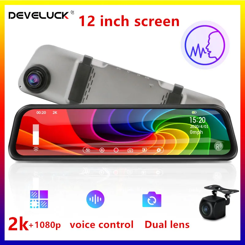 12" 1440P Car Touch Screen DVR stream media 2k Ultra HD Dash camera Right Lens Voice Control Camera add Backup camera 2560X1440P
12" 1440P Car Touch Screen DVR stream media 2k Ultra HD Dash camera Right Lens Voice Control Camera add Backup camera 2560X1440P