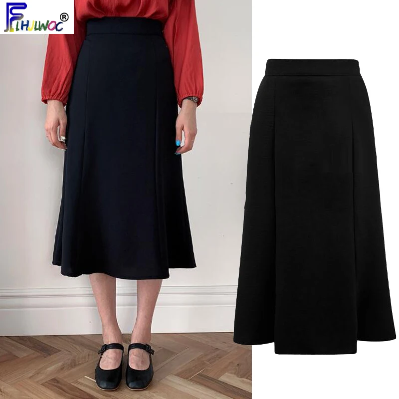 Autumn Fall Design Skirts Women Korea Japan Design Clothes Style Temperament Lady Black Elastic Back Skirt High Waist 8620
Autumn Fall Design Skirts Women Korea Japan Design Clothes Style Temperament Lady Black Elastic Back Skirt High Waist 8620
