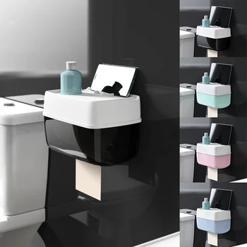 Toilet Paper Holder Waterproof Wall Mounted Toilet Paper Tray Roll Paper Tube Storage Box Tray Tissue Box Shelf Bathroom Product
Toilet Paper Holder Waterproof Wall Mounted Toilet Paper Tray Roll Paper Tube Storage Box Tray Tissue Box Shelf Bathroom Product