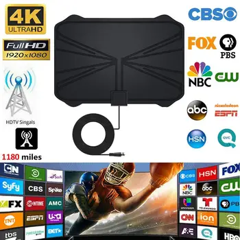 1180 Miles 4K Digital HDTV Indoor TV Antenna with Amplifier Signal Booster TV Radius Surf Fox Antena HD TV Antennas Aerial 
1180 Miles 4K Digital HDTV Indoor TV Antenna with Amplifier Signal Booster TV Radius Surf Fox Antena HD TV Antennas Aerial