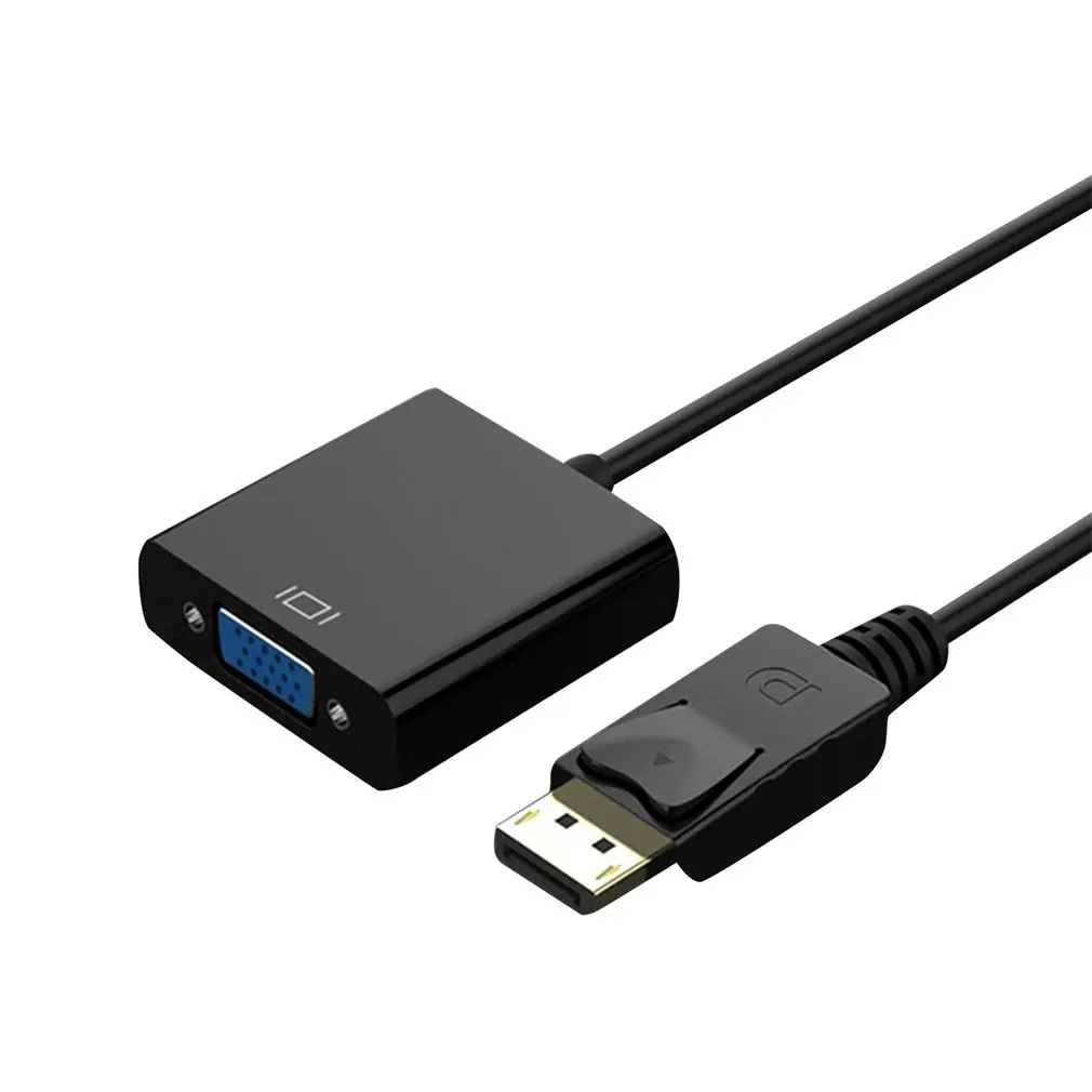 DP Display Port Male to VGA Female Converter Adapter Cable For PC Laptop VGA Adapter Cable Converter
DP Display Port Male to VGA Female Converter Adapter Cable For PC Laptop VGA Adapter Cable Converter
