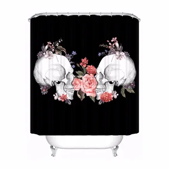 Custom Popular Flowers Sugar Skull Shower Bath Bathroom Curtain Mildewproof Waterproof Polyester Various Sizes#0421-21-53
Custom Popular Flowers Sugar Skull Shower Bath Bathroom Curtain Mildewproof Waterproof Polyester Various Sizes#0421-21-53