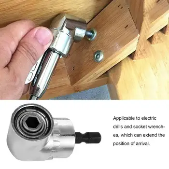 105 Degree Steel Right Angle Drilling Corner Screwdriver Quick Change Hex Shank Extension Electric Repair Tool
105 Degree Steel Right Angle Drilling Corner Screwdriver Quick Change Hex Shank Extension Electric Repair Tool