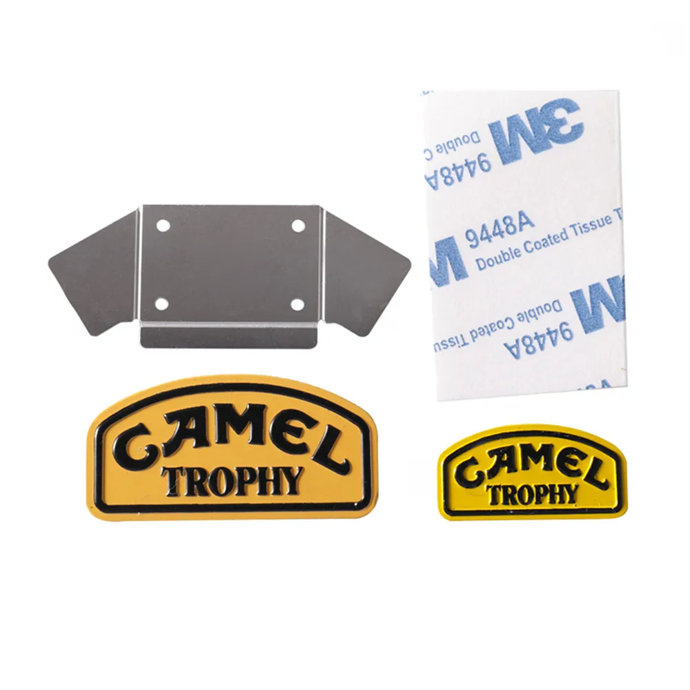 DJ Metal Badge LOGO Sticker Front Back Camel Trophy For 1:10 Traxxas TRX4 Defender D90 D110 RC Car Parts Stickers
DJ Metal Badge LOGO Sticker Front Back Camel Trophy For 1:10 Traxxas TRX4 Defender D90 D110 RC Car Parts Stickers