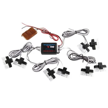 8X2LED 8 in 1 Remote Control 12V Emergency Strobe Warning Light Flashing Grilles Light for Car Truck DRL Ambulance Police Light
8X2LED 8 in 1 Remote Control 12V Emergency Strobe Warning Light Flashing Grilles Light for Car Truck DRL Ambulance Police Light