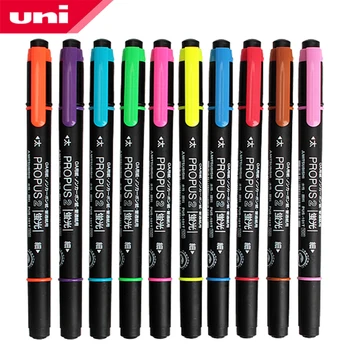 1Pcs Japan Uni Dual Head Highlighter Marker Pen PUS-101T Art Markers Drawing DIY Pen 10 Color
1Pcs Japan Uni Dual Head Highlighter Marker Pen PUS-101T Art Markers Drawing DIY Pen 10 Color