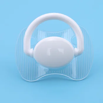 Hot Sale High Quality Baby Silicone Pacifier Transparent Flat Thumb Pattern Baby Nipples Dummy Nipple Teether Toddler Toys
Hot Sale High Quality Baby Silicone Pacifier Transparent Flat Thumb Pattern Baby Nipples Dummy Nipple Teether Toddler Toys
