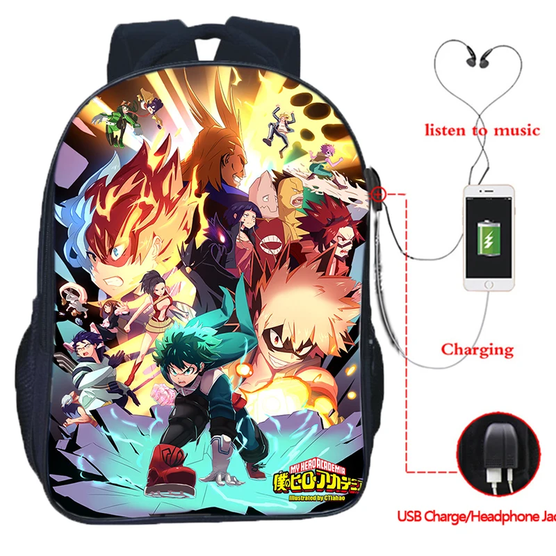 Рюкзак для подростков с Usb-зарядкой, 16 дюймов
Рюкзак для подростков с Usb-зарядкой, 16 дюймов