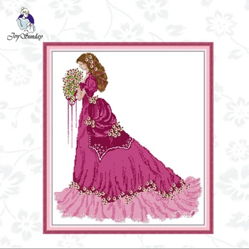 Joy Sunday,The Bride in Red,cross stitch embroidery kit,Portrait pattern cross stitch set,Needlework counted cross-stitchpattern
Joy Sunday,The Bride in Red,cross stitch embroidery kit,Portrait pattern cross stitch set,Needlework counted cross-stitchpattern