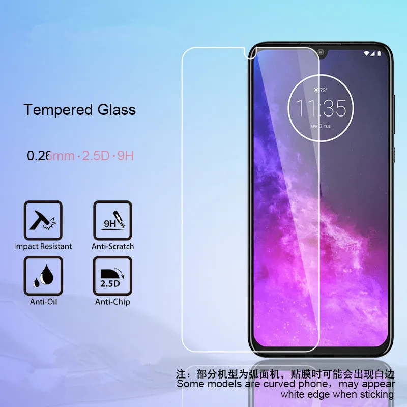2 pcs 0.26 mm cell phone Tempered Glass Screen Protector For Moto One pro/One Zoom/E5Play go
2 pcs 0.26 mm cell phone Tempered Glass Screen Protector For Moto One pro/One Zoom/E5Play go