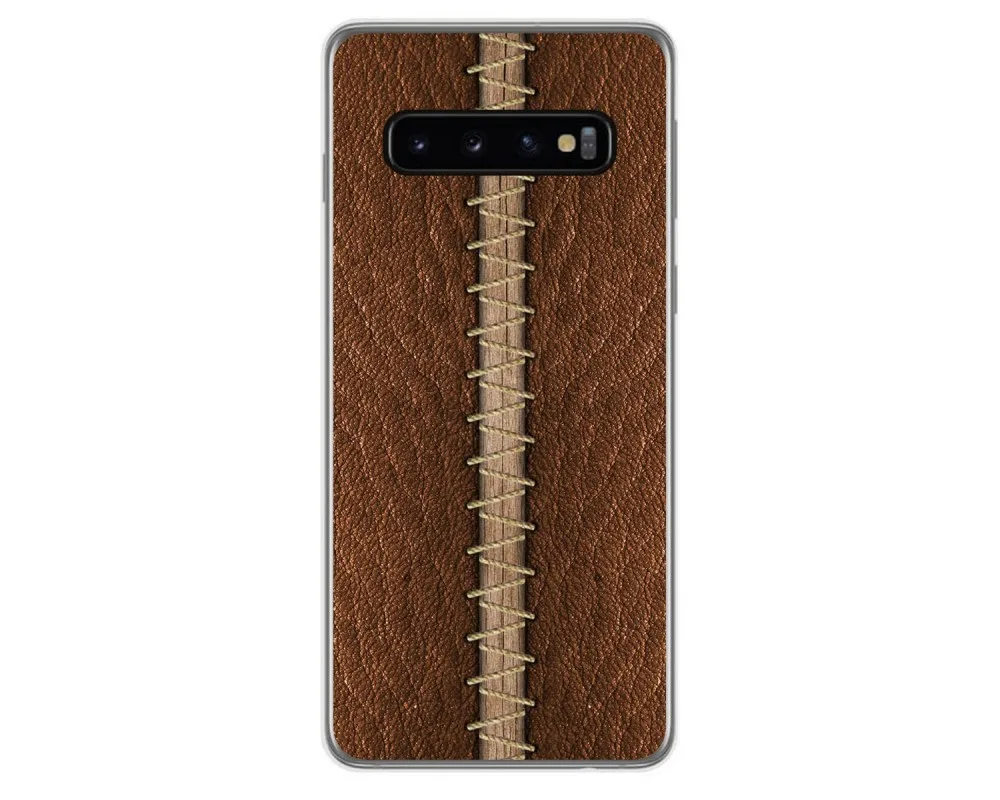 Гелевый Чехол из ТПУ для samsung Galaxy S10 дизайнерский кожаный чехол 01 с рисунками |