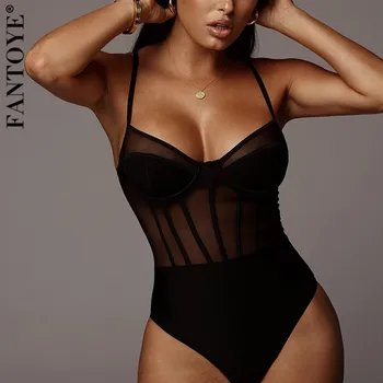 FANTOYE Sexy Black Skinny Lace Bodysuit Women Backless See-Through Bodycon Jumpsuit Female Hollow Out Rompers Bodys Underwear
FANTOYE Sexy Black Skinny Lace Bodysuit Women Backless See-Through Bodycon Jumpsuit Female Hollow Out Rompers Bodys Underwear