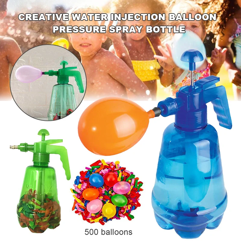 Newly Children Innovative Water Balloon Portable Filling Station Spray Bottle Manual Water Inflation Ball Toy BN99
Newly Children Innovative Water Balloon Portable Filling Station Spray Bottle Manual Water Inflation Ball Toy BN99