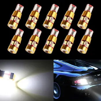 10pcs/Set Car Unviersal Replacement 5W 27 SMD LED T10 Wedge LED bulb for Car Truck Motorbike Boat RV Trailer Lights Bulbs
10pcs/Set Car Unviersal Replacement 5W 27 SMD LED T10 Wedge LED bulb for Car Truck Motorbike Boat RV Trailer Lights Bulbs