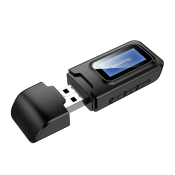 LCD BT5.0 Audio Receiver Transmitter Mini USB Stereo Bluetooth AUX RCA USB 3.5mm Jack Car Kit Wireless Adapter For Car TV
LCD BT5.0 Audio Receiver Transmitter Mini USB Stereo Bluetooth AUX RCA USB 3.5mm Jack Car Kit Wireless Adapter For Car TV