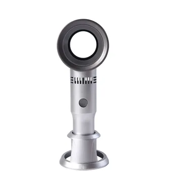 Bladeless Fan USB Rechargeable Handheld Mini Cooler Portable No Leaf Handy Fan with 3 Fan Speed (Grey silver)
Bladeless Fan USB Rechargeable Handheld Mini Cooler Portable No Leaf Handy Fan with 3 Fan Speed (Grey silver)