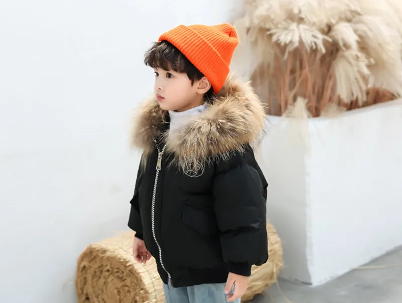 2019 Winter Boys Girls Down Jackets Hooded Outerwear Children Warm Thick Jacket Kids Clothes Outerwear Boy Girl Coats Ski Jacket (20)