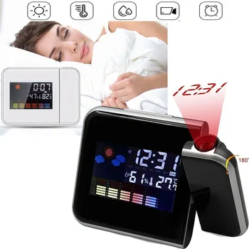 Digital LED Alarm Clock Multifunction Snooze Time Display FM Radio Alarm Clock Projection Alarm Temperature Humidity Display
Digital LED Alarm Clock Multifunction Snooze Time Display FM Radio Alarm Clock Projection Alarm Temperature Humidity Display