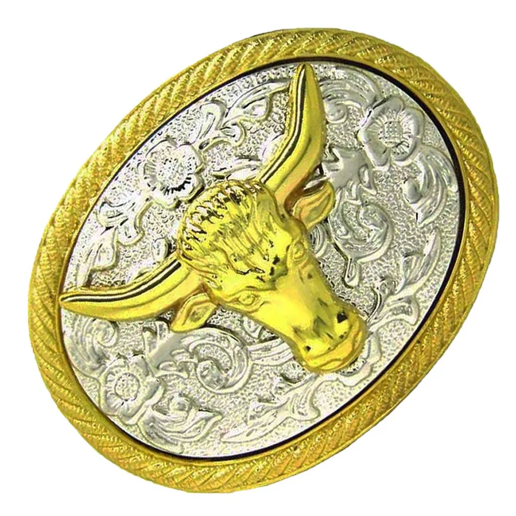 Retro Zinc Alloy Western Belt Buckle Antique Cow Head Buckle Men's AccessorieS Retro Zinc Alloy Western Belt Buckle Antique Cow Head Buckle Men's AccessorieS