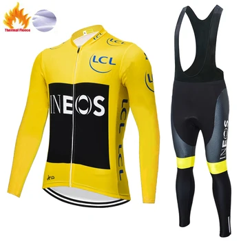 2020 INEOS Cycling jersey Winter Thermal Fleece cycling bib pants Men tenue cycliste Outdoor equipacion ciclismo invierno hombre
2020 INEOS Cycling jersey Winter Thermal Fleece cycling bib pants Men tenue cycliste Outdoor equipacion ciclismo invierno hombre