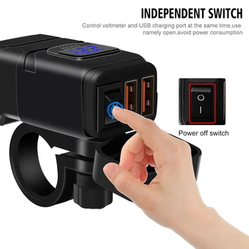 Motorcycle Charger Waterproof Dual USB QC3.0 Quick Charger 3.0 12V Power Supply Adapter Universal for Phone Chargers
Motorcycle Charger Waterproof Dual USB QC3.0 Quick Charger 3.0 12V Power Supply Adapter Universal for Phone Chargers