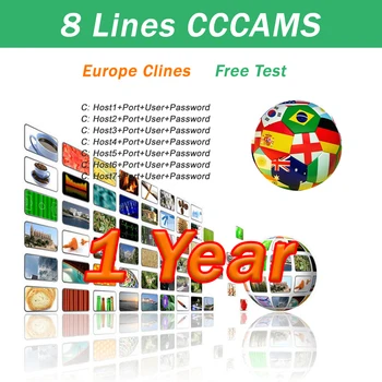 1 Year Line Europe 7 Lines Card Receiver Server CCCAM HD Server Account For Satellite receiver Spain UK Germany French Italy
1 Year Line Europe 7 Lines Card Receiver Server CCCAM HD Server Account For Satellite receiver Spain UK Germany French Italy