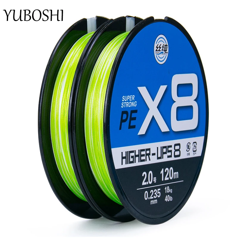 120M Japan 8-strand Woven Fishing Line PE Material Outdoor Fishing Tackle Test 5.4kg-18kg New Multifilament Line
120M Japan 8-strand Woven Fishing Line PE Material Outdoor Fishing Tackle Test 5.4kg-18kg New Multifilament Line