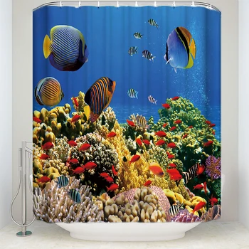 Polyester Fabric Thick Washable Large Bathroom Ocean 3D With Hooks Anti Waterproof Shower Curtain Mould Proof
Polyester Fabric Thick Washable Large Bathroom Ocean 3D With Hooks Anti Waterproof Shower Curtain Mould Proof