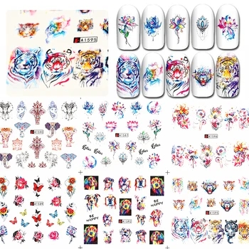 1 Sheet Flower Pattern And Animal Pattern Series Nail Water Decals Butterfly Water Transfer Slider Sticker Nail Art Decoration
1 Sheet Flower Pattern And Animal Pattern Series Nail Water Decals Butterfly Water Transfer Slider Sticker Nail Art Decoration