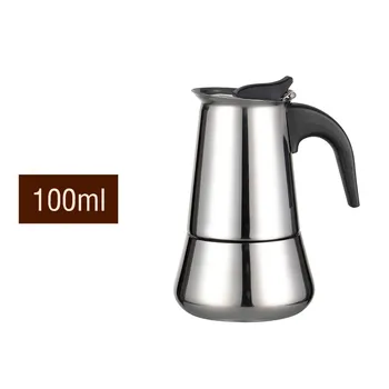 Italian Top Moka Espresso Cafeteira Expresso Percolator 100/200/200/450 ML Stovetop Coffee Maker Pot YHJ101507
Italian Top Moka Espresso Cafeteira Expresso Percolator 100/200/200/450 ML Stovetop Coffee Maker Pot YHJ101507