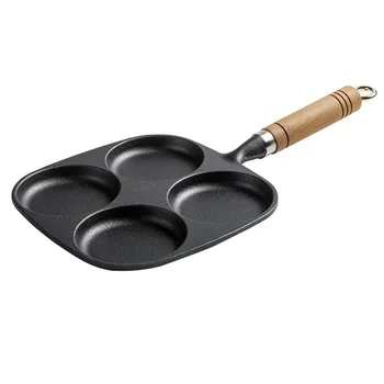 Pancake Pot Cookware Frying Pan With Porosity Home Kitchen Egg Mold Cooking Non Stick Cast Iron Uncoated Flat Design Four Hole
Pancake Pot Cookware Frying Pan With Porosity Home Kitchen Egg Mold Cooking Non Stick Cast Iron Uncoated Flat Design Four Hole