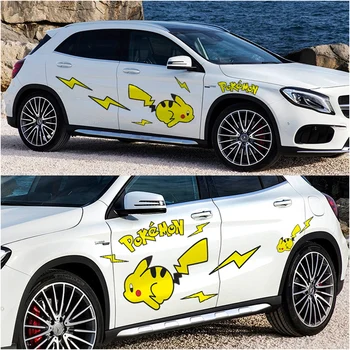Car style stickers Pikachu body car stickers car door cover scratches anime cute cartoon Pokemon sticker for Toyota BMW KIA BENZ
Car style stickers Pikachu body car stickers car door cover scratches anime cute cartoon Pokemon sticker for Toyota BMW KIA BENZ