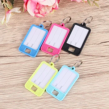 50pcs Colorful Key Chain with Label Window Plastic Number Tag Classified Tags
50pcs Colorful Key Chain with Label Window Plastic Number Tag Classified Tags