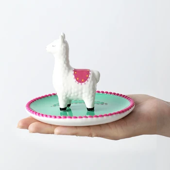 Trinket Dish Holder Decorative Jewelry Tray Alpaca Ring Dish Ceramic Cute Vanity Bathroom Home Decor Nice Bridesmaid Mother Gift
Trinket Dish Holder Decorative Jewelry Tray Alpaca Ring Dish Ceramic Cute Vanity Bathroom Home Decor Nice Bridesmaid Mother Gift
