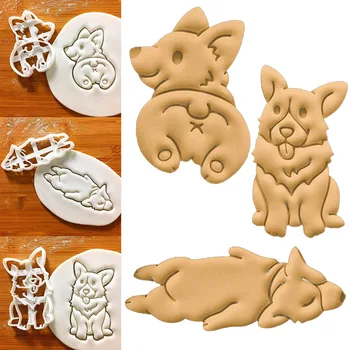 3Pcs/set DIY Tool Cake Decorating Cookie Mold 3 Type Cute Corgi Dog Shaped Cookie Cutters Mold Kitchenware Bakeware Tools Cookie
3Pcs/set DIY Tool Cake Decorating Cookie Mold 3 Type Cute Corgi Dog Shaped Cookie Cutters Mold Kitchenware Bakeware Tools Cookie