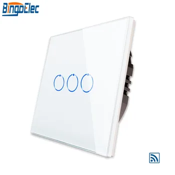 Bingoelec EU/UK 3G1W Wireless Remote Control Lamp Switch White Black Crystal Glass Panel RF 433.92 MHZ Touch Switch 86*86mm 220V
Bingoelec EU/UK 3G1W Wireless Remote Control Lamp Switch White Black Crystal Glass Panel RF 433.92 MHZ Touch Switch 86*86mm 220V