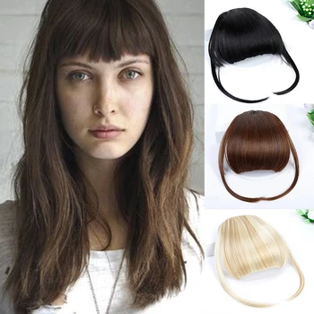 XUANGUANG Neat Front Clip In Hair Bangs Extension High Temperature Chemical Fiber Bangs Clip On Synt hetic Hair
XUANGUANG Neat Front Clip In Hair Bangs Extension High Temperature Chemical Fiber Bangs Clip On Synt hetic Hair